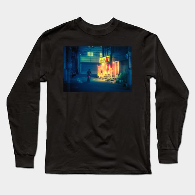 Open all night Long Sleeve T-Shirt by TokyoLuv